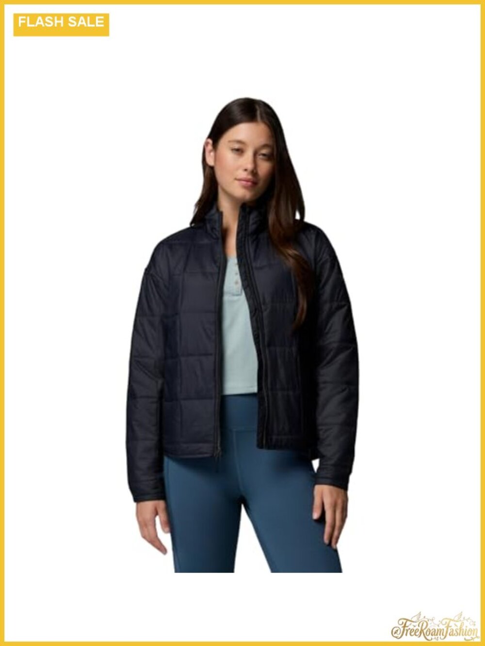 Columbia Sienna Hill Quilted Jacket Omni-Shield Zip Pockets Women Coat
